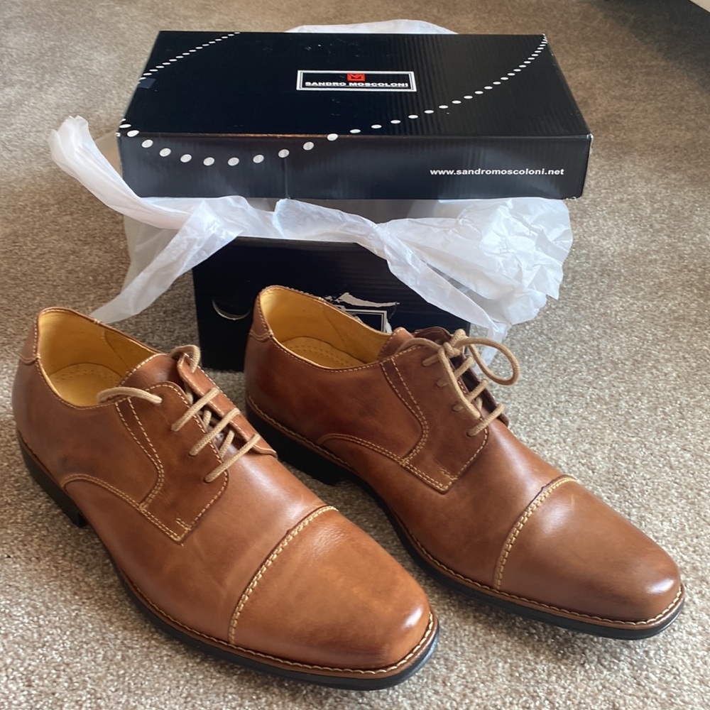 NWT Sandro Moscoloni Tan Men’s Shoes.          Size 13